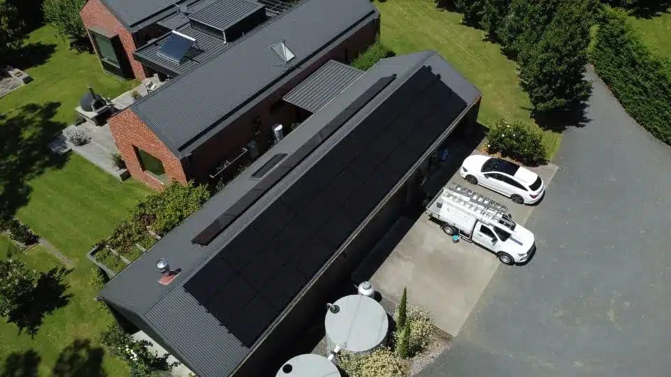 solar panel install by Dunton Group on the Mornington Peninsula